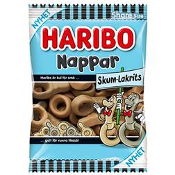 Haribo Nappar Lakritsskum 120 g