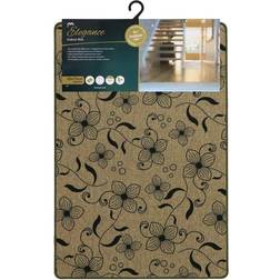 JVL Elegance Range Flowers Beige, Brown, Black, Yellow