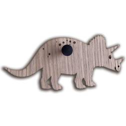 Minifabrikken Knage Dinosaurer Lys Eg/sort Triceratops