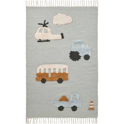 Liewood Bent Rug Small Vehicles/Dove Blue Mix 31.5x47.2"