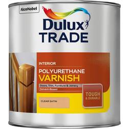 Dulux Trade Polyurethane Varnish Satin Wall Paint, Wood Protection 2.5L