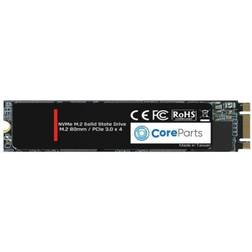 CoreParts CPSSD-M.2SATA-512GB SSD-hårddisk M.2 Serial ATA III SLC