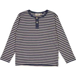 Wheat Sea Storm Stripe Morris Bluse