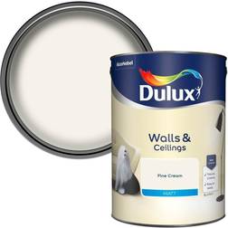 Dulux Matt Wall Paint Fine Cream 5L