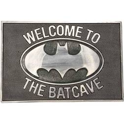 DC Comics Batman Doormat Welcome to the Batcave Sølv, Sort