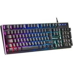 Mars Gaming MK320ES USB QWERTY Spagnolo Nero