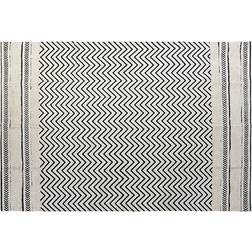 Dkd Home Decor Carpet Black Zigzag White Schwarz, Weiß