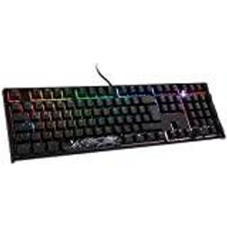 Ducky One 2 Backlit PBT Gaming Clavier MX-Speed-Silver RGB LE Noir