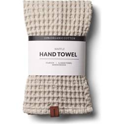 Humdakin Waffle Hand Towels Guest Towel Beige, Grey (80x55cm)