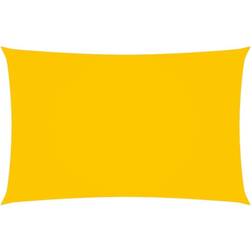 vidaXL Parasole a Vela Oxford Rettangolare 4x7 m Giallo