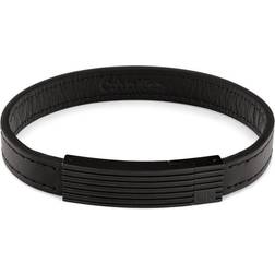Calvin Klein Zwarte Leren Armband CJ35000270