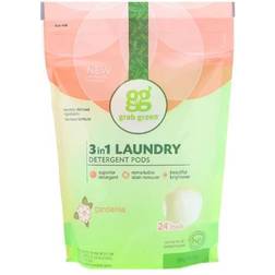 Green 3-in-1 Laundry Detergent Pods Gardenia 24