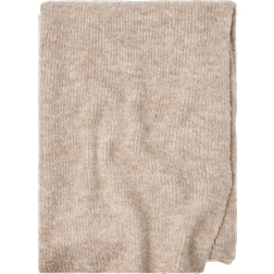 Vero Moda – Beige, ribbstickad halsduk-Naturlig One