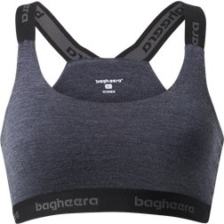 Bagheera Merino Sports Bra - Dark Grey