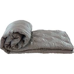 Borås Cotton Capri Sängöverkast Grå, Beige, Brun (230x160cm)