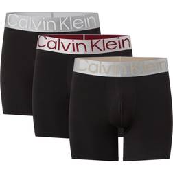 Calvin Klein Boxer Brief 3pk Male Ropa Interior Negro