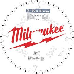 Milwaukee CSB MS Wood Sågklinga 190x2,4x30mm 40T