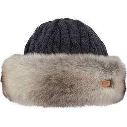 Barts Berretto Cable Knit Faux Fur - Nero