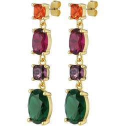 Dyrberg/Kern Cornelia Earrings - Gold/Multicolour
