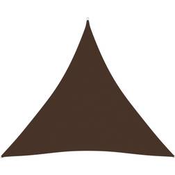 vidaXL Voile de Parasol Voile d'Ombrage Ecran Solaire de Jardin 4x4x4 m Marron