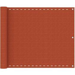 vidaXL altanafskærmning 75x400 HDPE orange