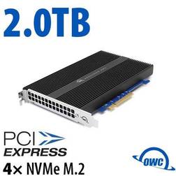 2.0TB OWC Accelsior 4M2 PCIe 3.0 NVMe M.2 SSD Storage Solution