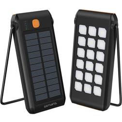 4smarts Solar Powerbank TitanPack Flex 10000mAh Sort