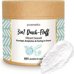 puremetics 3-in-1 Shower Fluff with Salt Peeling