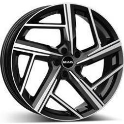 Mak Qvattro Black polished 8x18 5/112 ET50 B57.1