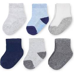 Fruit of the Loom Baby 6-Pack All Weather Crew-Length Sokken Mesh & Thermische Stretch - Roze