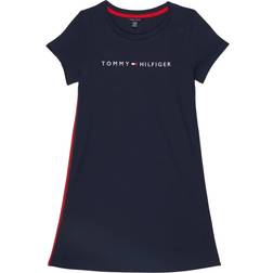 Tommy Hilfiger Big Girls Global Side-Stripe T-shirt Dress Female