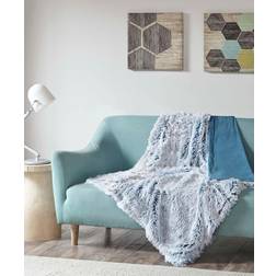 Intelligent Design 50"x60" Maddie Shaggy Blankets Turquoise