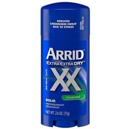 Arrid XX Extra Extra Dry Solid Antiperspirant Deodorant Unscented 2.6