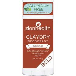 Zion Health Clay Dry Bold Original Vegan Deodorant