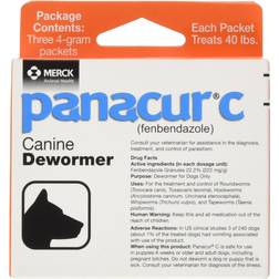 Intervet Panacur C Fenbendazole Granules 4 Grams, 3