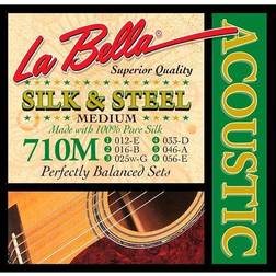 La Bella 710M Silk & Steel Medium Acoustic Guitar Strings