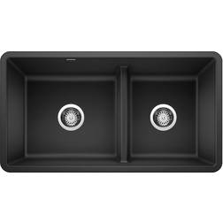 Blanco Precis 33" Reversible 1-3/4 Double Bowl Undermount