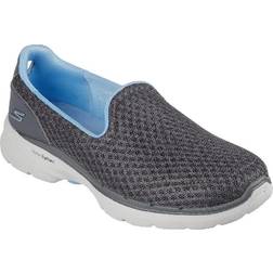 Skechers GOwalk 6 Big Splash W - Grey/Blue