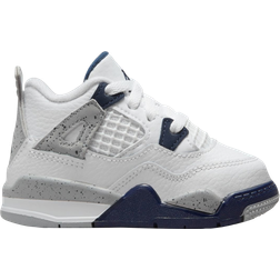 Nike Air Jordan 4 Retro TD - White/Midnight Navy/Light Smoke Gray