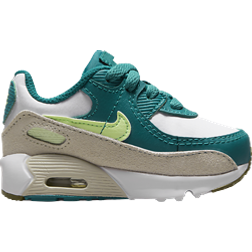 NIKE Air Max 90 LTR TD - White/Bright Spruce/Phantom/Barely Volt