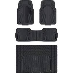 Amazon Basics Durable Floor Mats, 4Pcs