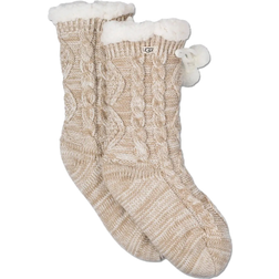 UGG Women's Pom Pom Fleece Lined Crew Socks