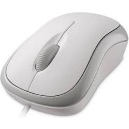 Microsoft P58-00058 White Wired Optical Mouse