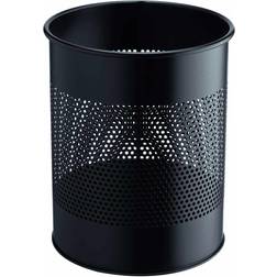 Durable Papirkurv sort metal 15 ltr. 15L