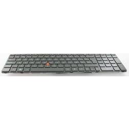 HP Keyboard BELGIAN Notebook Schwarz