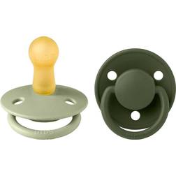 Bibs 2 pk. De Lux str. 2 sage/hunter green