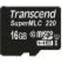 Transcend Industrial Temp microSDHC220I Flash-minneskort 16 GB UHS-I U1 Class10 microSDHC