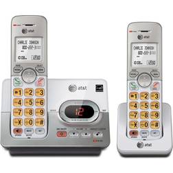 AT&T EL52203 2 Handset Expandable Phone System With Digital Answering System