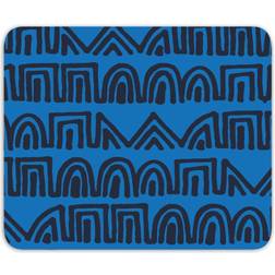 Mouse Mats Aztec Blue Pattern Mouse Mat