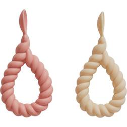 OYOY Mellow Skedar 2-pack Vanilla/rose Barnbestick Silikon Vanilj